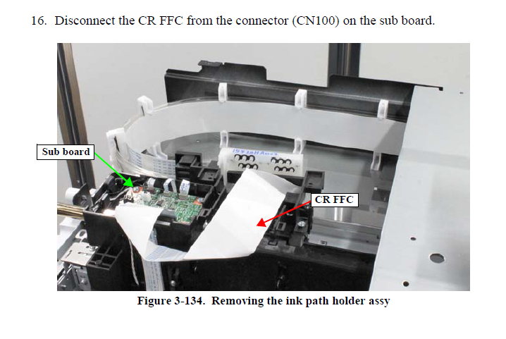 CARRIAGE ASSY for EPSON SureColor S40600 S40610 S40670 - 1725001