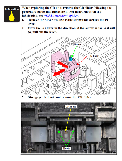 CARRIAGE ASSY for EPSON SureColor S40600 S40610 S40670 - 1725001