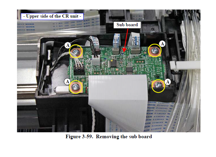SUB Board for EPSON SC-S40600/S60600/S80600 F9300/F9400/B9000 - 2174252