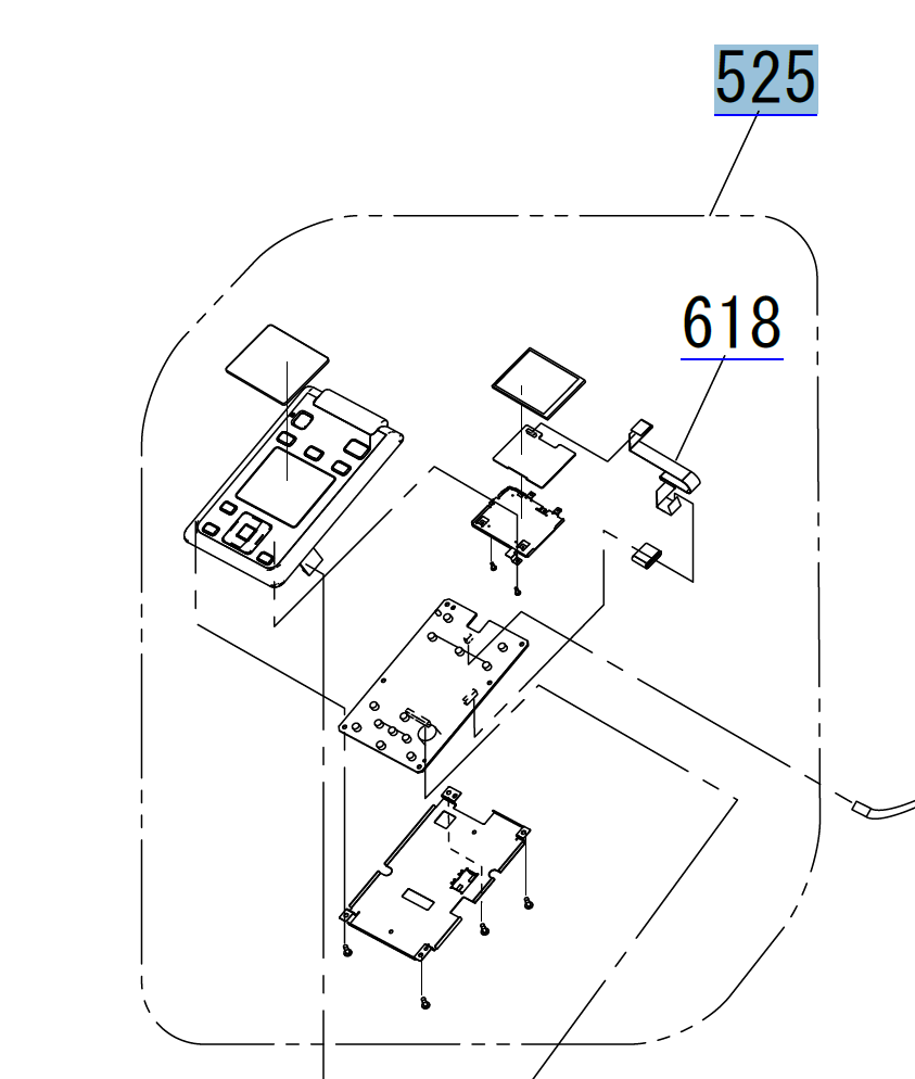 Panel ASSY for EPSON SC-S40600/S60600/S80600 S40670/S60670/S80670 F9300/B9000/F9370/B9070 - 1717396