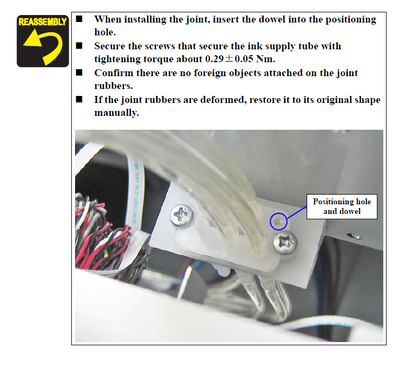 Ink Tube A (Full side) for EPSON SC-S40600/S40610/S40650/S40670 - 1680686 / 1734979 / 1863426 / 1766905