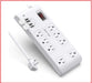 8 OUTLET POWER STRIP WITH USB SURGE PROTECTOR www.wideimagesolutions.com  39.99