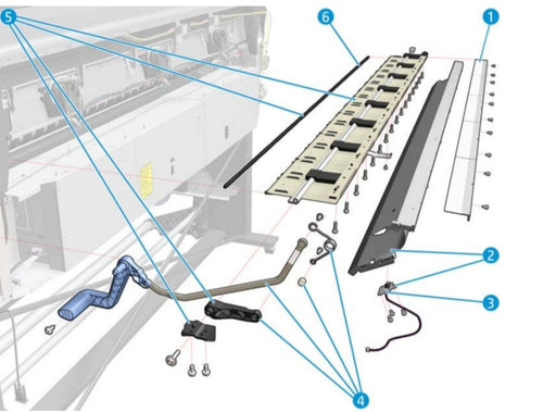 HP LATEX 360 - 330 MEDIA INPUT MYLAR 64 SERV B4H70-67127 NEW www.wideimagesolutions.com Parts and Inks 53.99