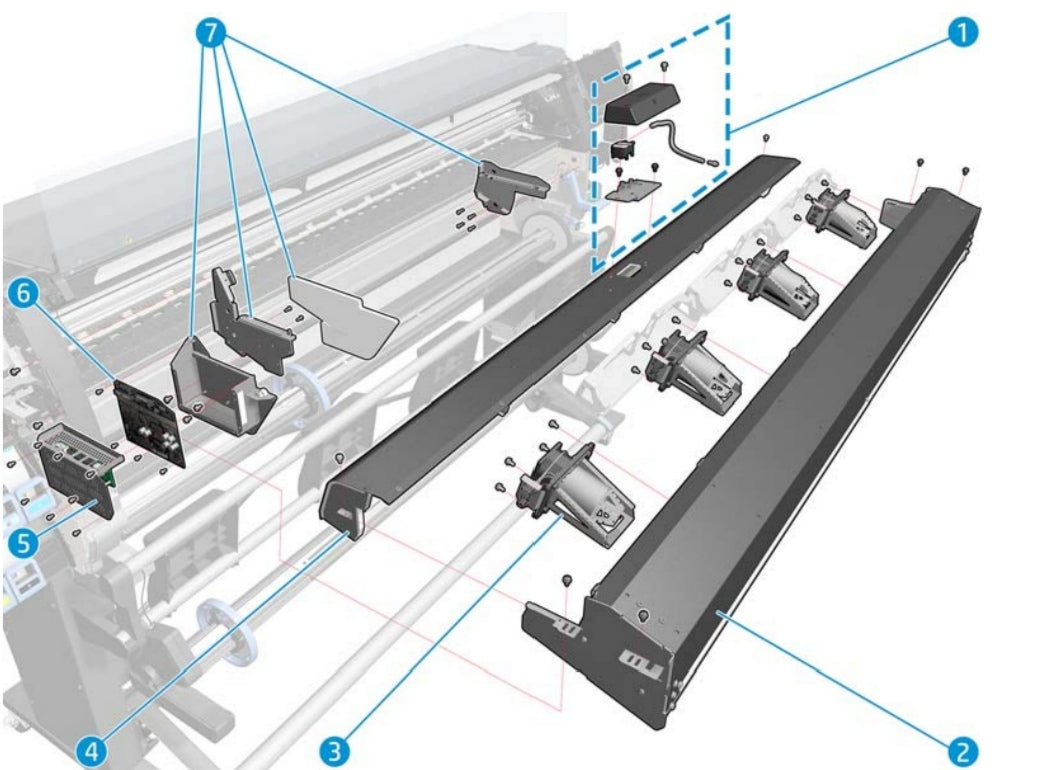 HP LATEX 310 - 330 IMPINGING RESISTORS PCA 54 SERV B4H69-67048 NEW www.wideimagesolutions.com Parts and Inks 96.99