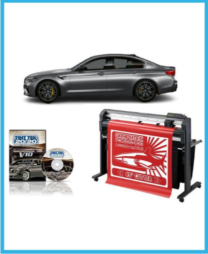 Graphtec FC8000-100 Vinyl Cutting Plotter - Refurbished + TINT TEK 20/20 WINDOW FILM CUTTING SOFTWARE V10 1 YEAR SUBSCRIPTION www.wideimagesolutions.com CUTTER 4395.99