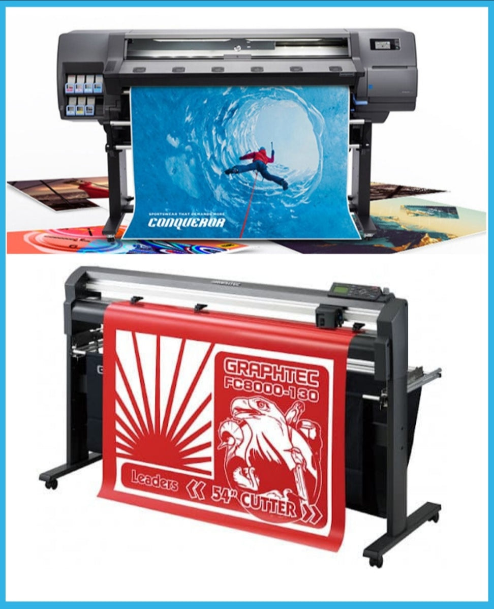 HP LATEX 315 - Refurbished + 54&quot; Graphtec FC8600-130 High Performance Vinyl Cutting Plotter - Refurbished www.wideimagesolutions.com  10999.99