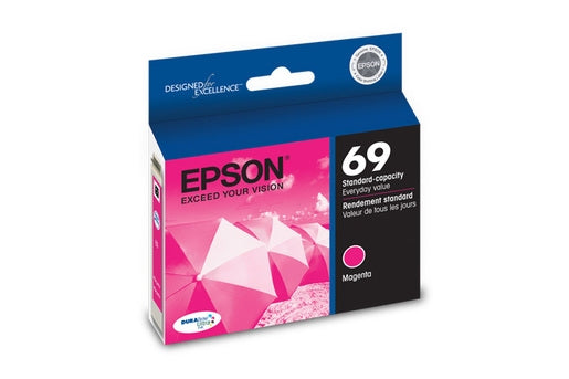 Epson 69 DuraBrite Ultra Ink Magenta for WorkForce 30, 40, 310, 315, 500, 600, 610, 615, 1100 - T069320