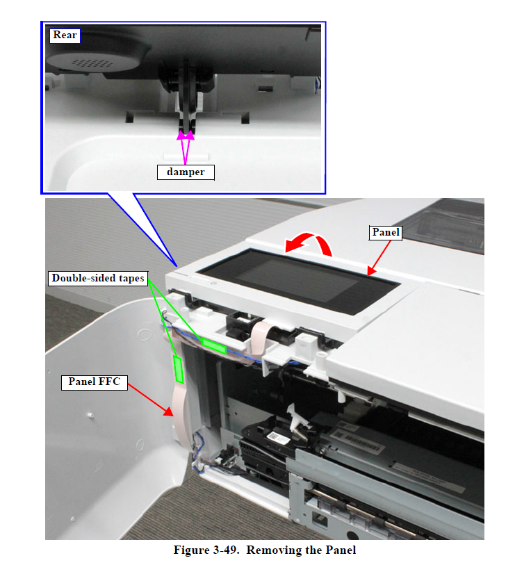Panel Unit (With Panel FFC) for EPSON SureColor T2100 T3100 T5100 T3100N T5100N T5100M T3170 T5170 - 1759326
