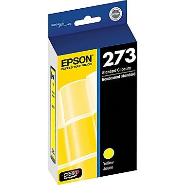 EPSON 273 Claria Premium Yellow Ink Cartridge Expression XP-520, XP-600, XP-610, XP-620, XP-800, XP-810, XP-820 - T273420