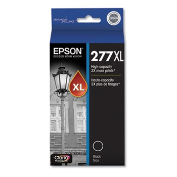 Epson 277XL High Capacity Black Ink Cartridge for Expression Photo XP-850, XP-860, XP-950, XP-960 - T277XL120-S