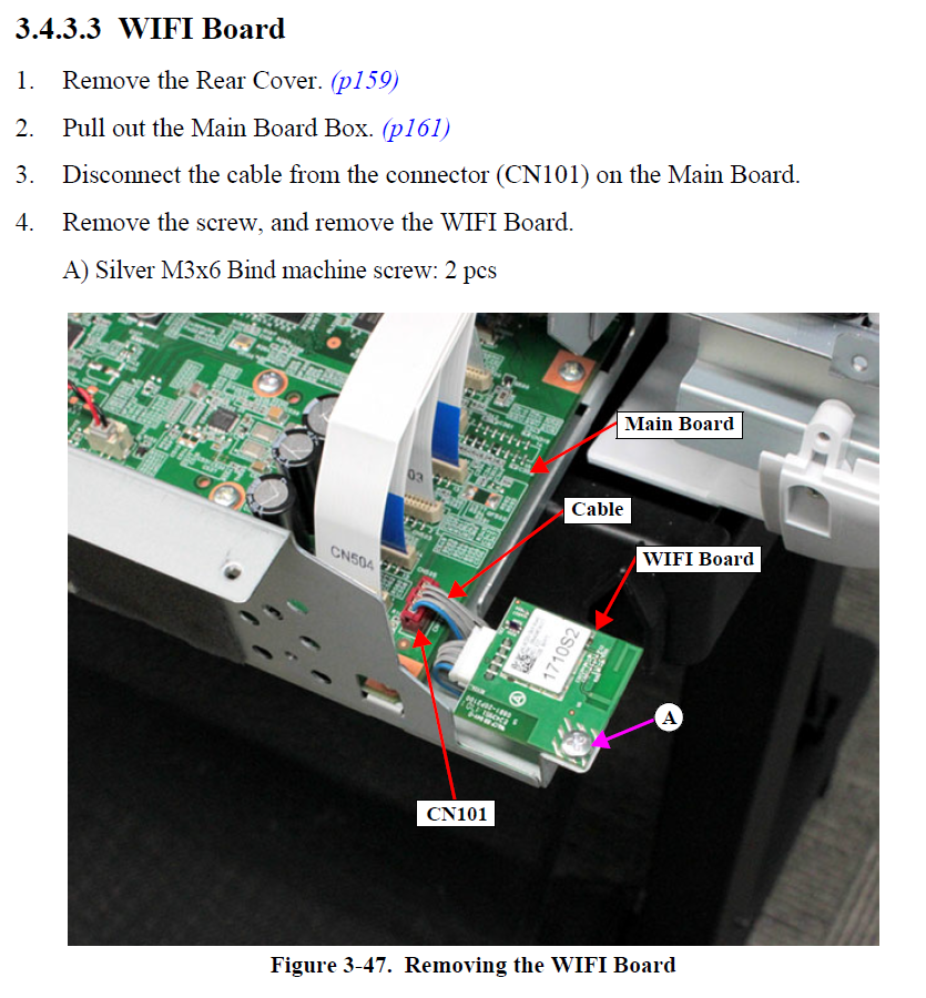 WIRELESS LAN USB MODULE for EPSON T2100/T3100 T3400/T3405 T5100/T5400/T5405 XP/ET/WF Series - 2192160