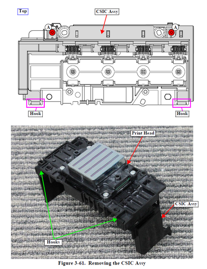 CR CONTACT MODULE (CSIC) for EPSON F500 F501 T2100 T3100 T5100 T5100N T3100D T3100N T3100X T3100M T3400 T3405 T5400 T5405 - 2183114