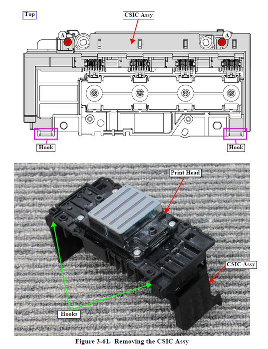 EPSON F500 F501 T2100 T3100 T5100 T5100N T3100D T3100N T3100X T3100M T3400 T3405 T5400 T5405 CR CONTACT MODULE (CSIC) - 2183114