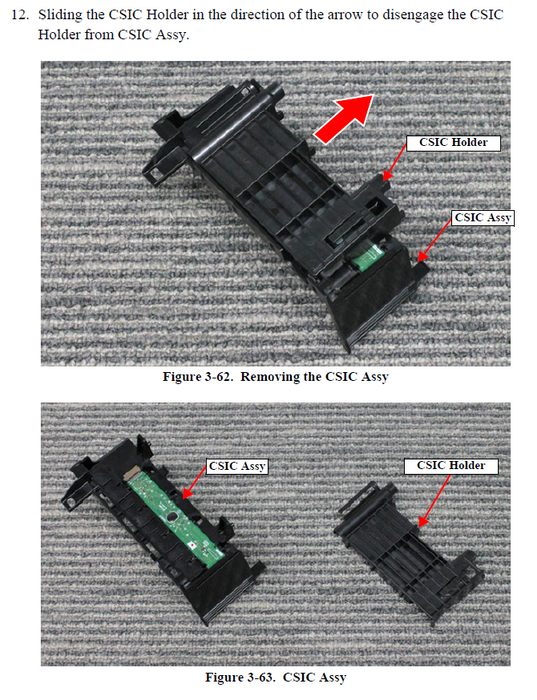 EPSON F500 F501 T2100 T3100 T5100 T5100N T3100D T3100N T3100X T3100M T3400 T3405 T5400 T5405 CR CONTACT MODULE (CSIC) - 2183114