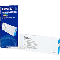 Epson Cyan Ink Cartridge for Stylus Pro 9000 - T410011