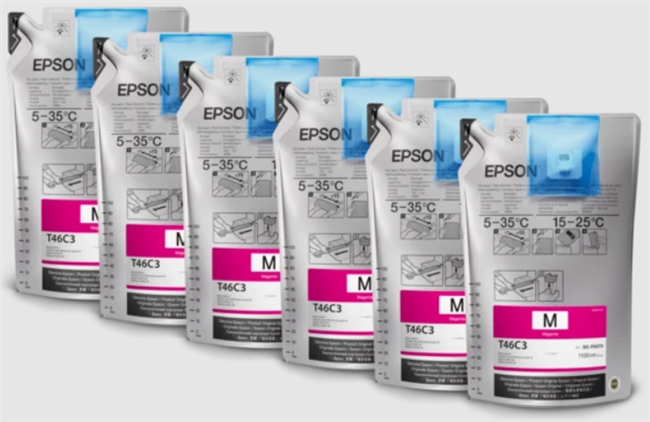 Epson UltraChrome DS Magenta Ink 1.1 Liter (6 Pack) for SureColor F6370, F9470, F9470H