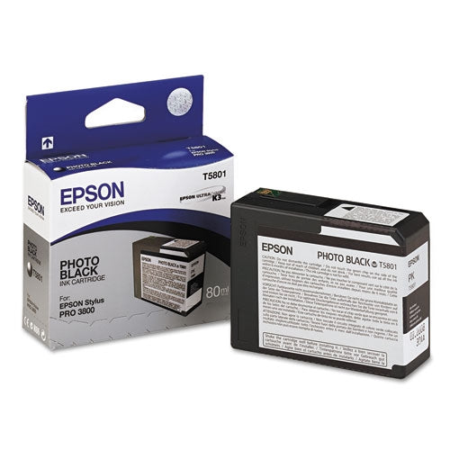 Epson T580 UltraChrome K3 Photo Black Ink 80ml for Stylus Pro 3800, 3880 - T580100