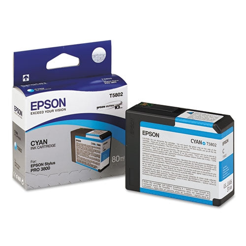 Epson T580 UltraChrome K3 Cyan Ink 80ml for Stylus Pro 3800, 3880 - T580200