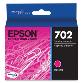 Epson T702 DURABrite Ultra Standard Capacity Magenta Ink Cartridge for WorkForce Pro WF-3733, WF-3720, WF-3730 - T702320S