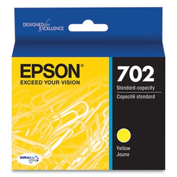 Epson T702 DURABrite Ultra Standard Capacity Yellow Ink Cartridge for WorkForce Pro WF-3720, WF-3733, WF-3730 - T702420S