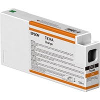 Epson 834 UltraChrome HDX 150mL Orange Ink Cartridge for SureColor P7000, P9000 - T834A00