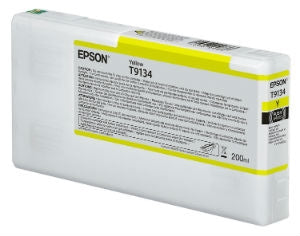 Epson Ultrachrome HD Yellow Ink Cartridge 200ml for SureColor P5000 Printers - T913400
