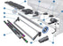 HP CQ869-67059 Take-Up Reel Shelf  for HP Designjet L26500 www.wideimagesolutions.com  323.53