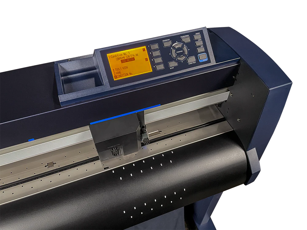 Vinyl Express Q Series Gen 3 - 54&quot; Vinyl Cutter, Stand &amp; Media Basquet