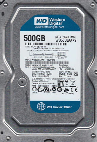 SATA Hard Disk Drive (HDD) - For the HP DesignJet L26500 & HP Latex 260 (CQ869-67024) - Refurbished