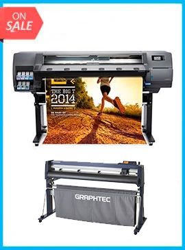 BUNDLE - Plotter HP Latex 310 54&quot;  - Recertified - (90 Days Warranty) + GRAPHTEC CUTTER FC9000-140 54&quot; (137.2 cm) Wide Cutter - New www.wideimagesolutions.com BUNDLE 12495.99