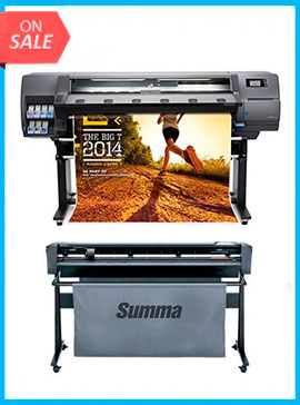 BUNDLE - Plotter HP Latex 310 54&quot;  - Recertified - (90 Days Warranty) + SummaCut D140 54 in (137 cm) vinyl and contour cutting - New www.wideimagesolutions.com BUNDLE 11745.99