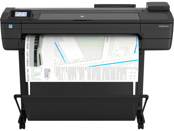 HP DesignJet T730 36&quot; Large-Format Wireless Plotter Printer with Security Features (F9A29D)