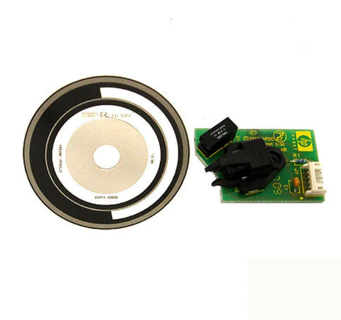 Drive Roller Encoder Sensor and Disk for the HP Designjet 4000 / 4500 Printers (Q1273-60094, Q1273-60248) - Refurbished
