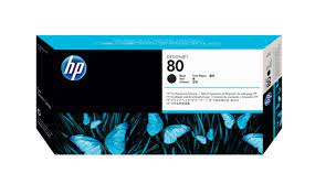 HP 80 Black Printhead and Printhead Cleaner Bundle for the HP Designjet 1050C and 1055CM (C4820A)