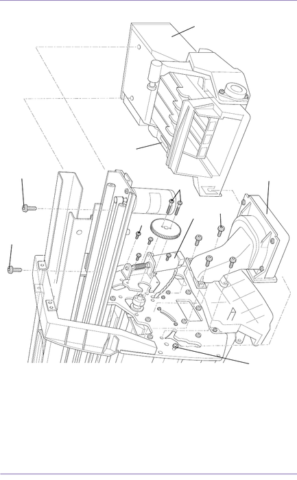 Service Station Assembly - For HP DesignJet 1050C and 1055CM Printers (C6072-60178)