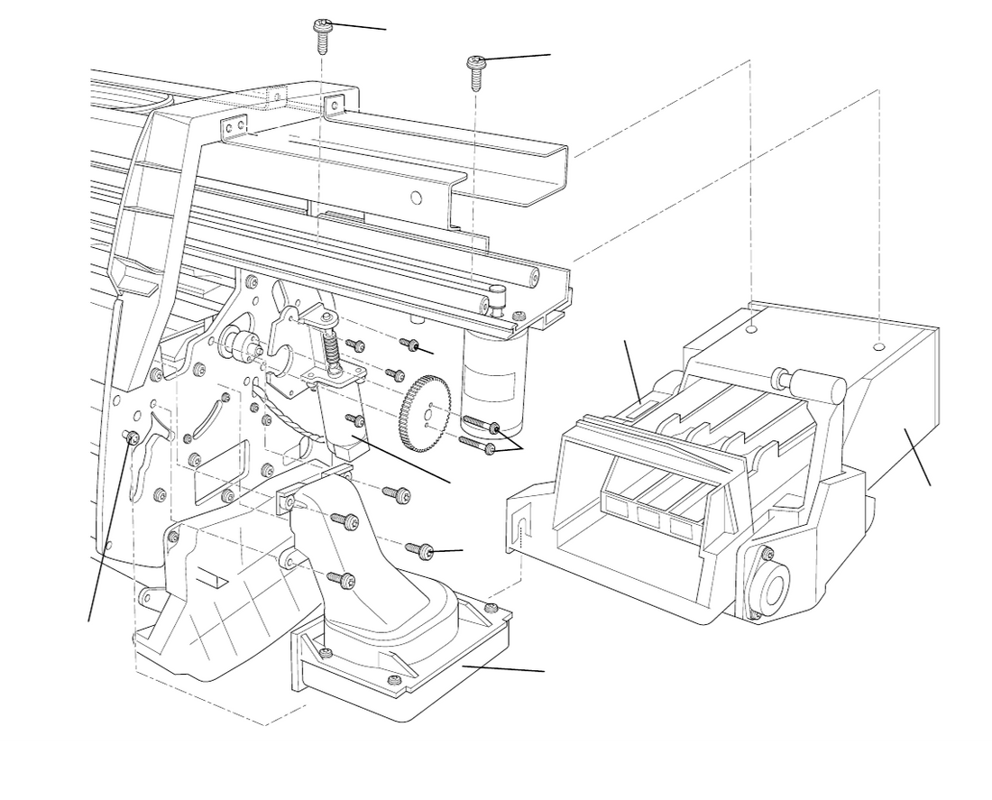 Drop Detector Assembly for the HP DesignJet 1050C and 1055CM Printers - New (C6072-60179)