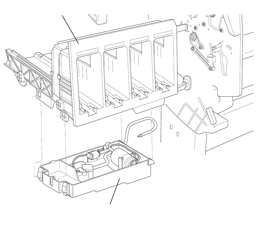 Ink Supply Station (ISS) - For HP DesignJet 1050C and 1055CM Printers - New (C6072-60015)