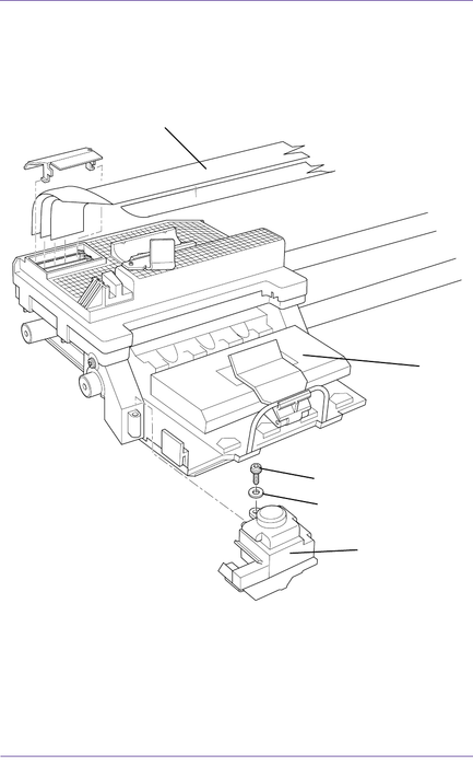 Trailing cable for HP DesignJet 1050C and 1055CM Printers (C6072-60196)