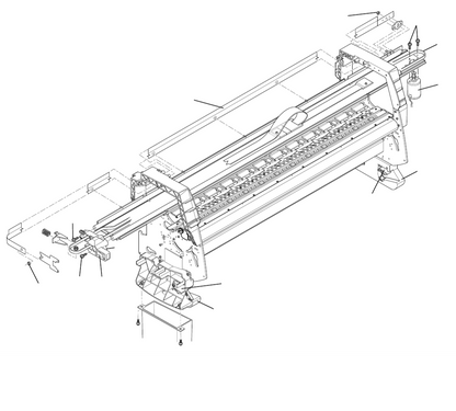 Belt Tensioner Assembly for the HP DesignJet 1050C and 1050CM Printers - New (C6072-60149)