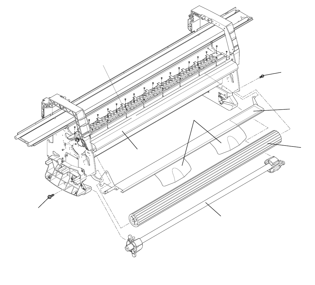 Spindle for the HP DesignJet 1050C and 1055CM Printers - New (C6072-60153)