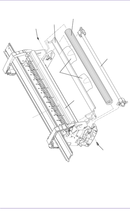 ARSS Assembly Handles - For HP DesignJet 1050C and 1055CM Printers (C6072-60152)