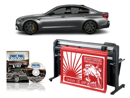 54&quot; Graphtec FC8000-130 Vinyl Cutting Plotter - Refurbished + TINT TEK 20/20 WINDOW FILM CUTTING SOFTWARE V10 1 YEAR SUBSCRIPTION www.wideimagesolutions.com CUTTER 4895.99