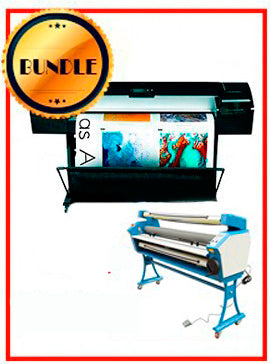 BUNDLE - Plotter HP Z5200PS 44" Recertified (90 Days Warranty) + 55" Full-Auto Low Temp. Cold Laminator, With Heat Assisted www.wideimagesolutions.com BUNDLE 3950.99