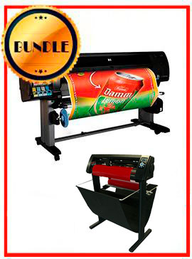 BUNDLE - Plotter HP Z6100PS 60&quot;  - Recertified - (90 Days Warranty) + 53&quot; 3 ARMS Contour Cut Vinyl Cutter w/ VinylMaster Cut Software - New www.wideimagesolutions.com BUNDLE 3299.99