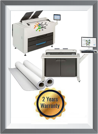KIP 860 + KIP 720 Scanner + 1 Roll 25k sq ft + 2 Years Warranty www.wideimagesolutions.com  9999.99