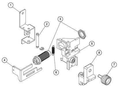 Shaft, Cross Cutter for Graphtec FC8000/FC8600 (621263453)