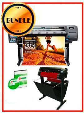 BUNDLE - Plotter HP Latex 310 54&quot;  - Recertified - (2 Years Warranty) - Include Flexi (Rip Software) + 53&quot; 3 ARMS Contour Cut Vinyl Cutter w/ VinylMaster Cut Software - New www.wideimagesolutions.com BUNDLE 8769.97
