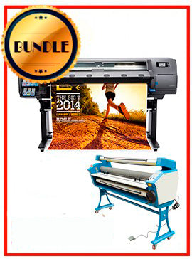 BUNDLE - Plotter HP Latex 310 54¨ Recertified (90 Days Warranty) + 55&quot; Full-Auto Low Temp. Cold Laminator, With Heat Assisted www.wideimagesolutions.com BUNDLE 8050.99