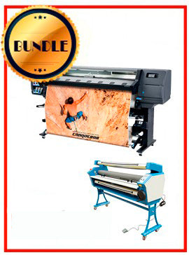 BUNDLE - Plotter HP Latex 335 - NEW + 55" Full-Auto Low Temp. Cold Laminator, With Heat Assisted www.wideimagesolutions.com BUNDLE 14046.99