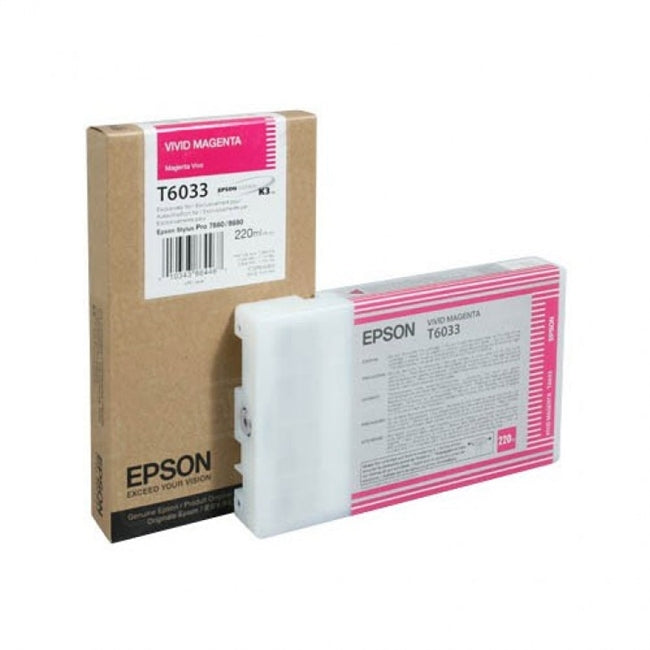 Epson UltraChrome K3 Ink Vivid Light Magenta 220ml for Stylus Pro 7880, 9880 - T603600